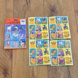 Halloween Stickers Unused Vintage CGI / Cleo